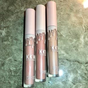 KKW by Kylie Cosmetics nude creme liquid lipstick